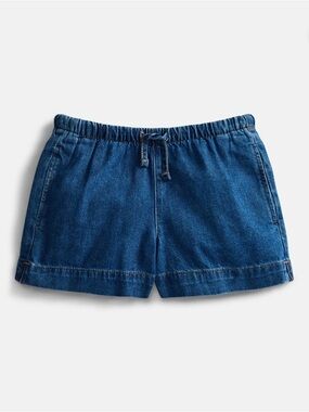 🎉4 for $20 NWT Weekend Academy Girls Pull-On Jean Shorts, Size Small (6-7)
